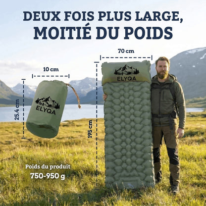 AeroPeak PRO Matelas gonflable ultraléger et compact