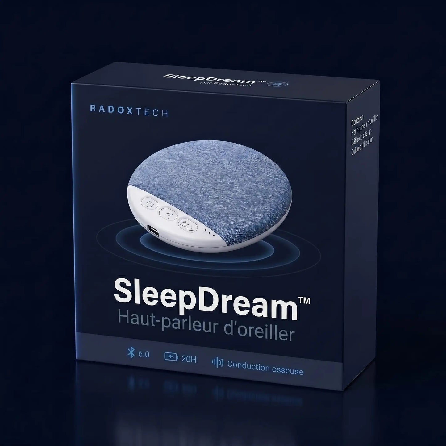 SleepDream™ Haut-parleur d'oreiller