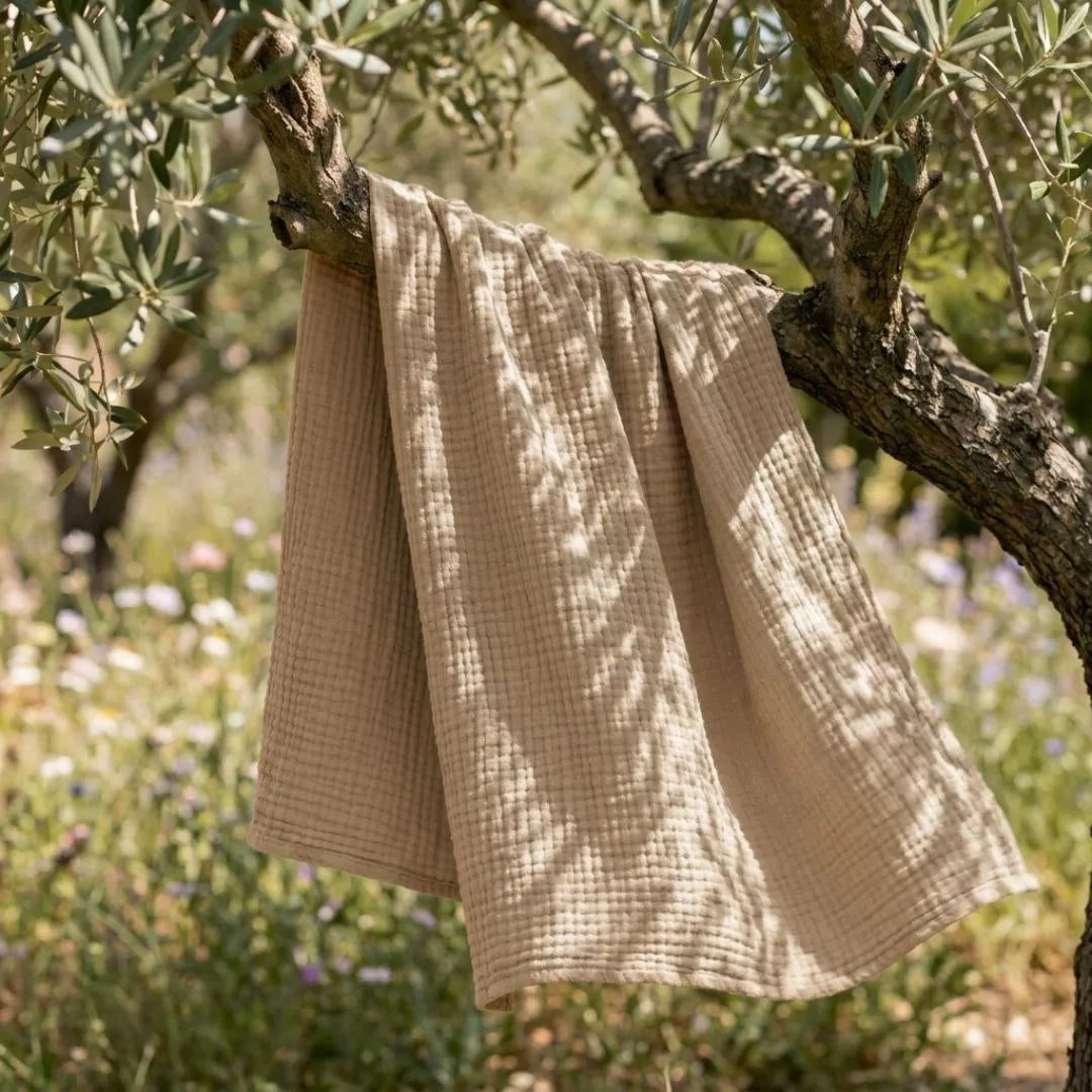 Couverture en gaze de coton