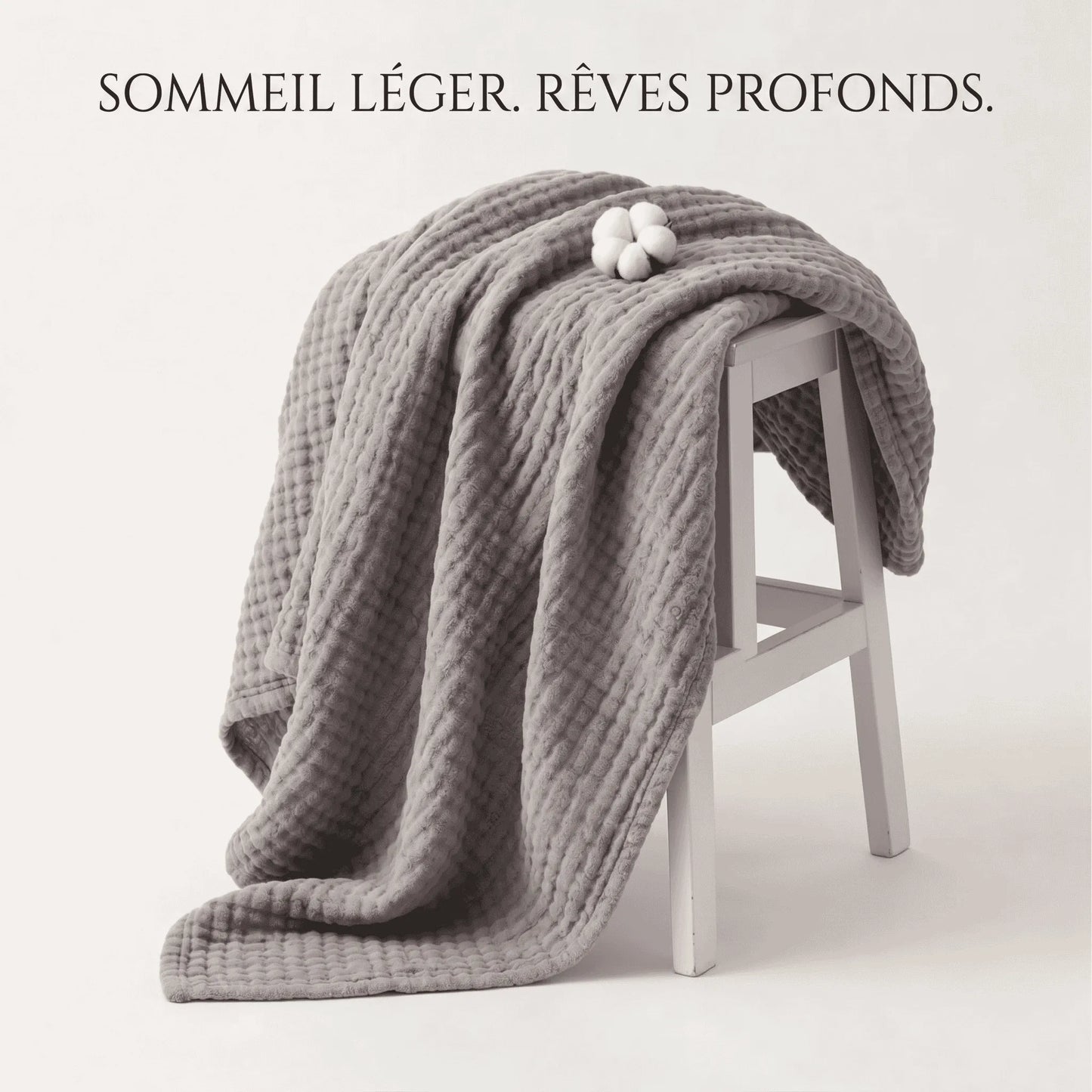 Couverture en gaze de coton