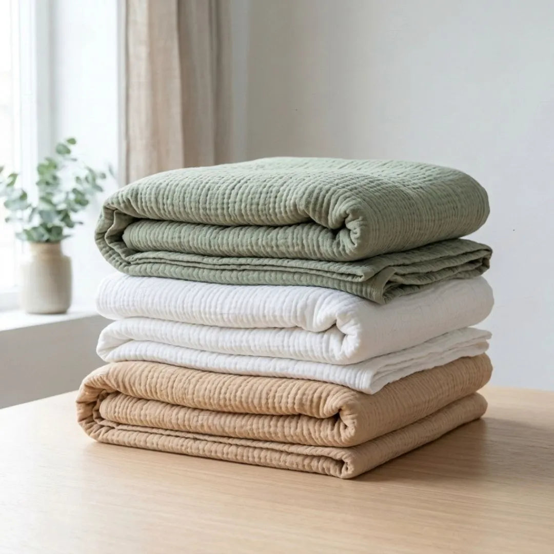 Couverture en gaze de coton
