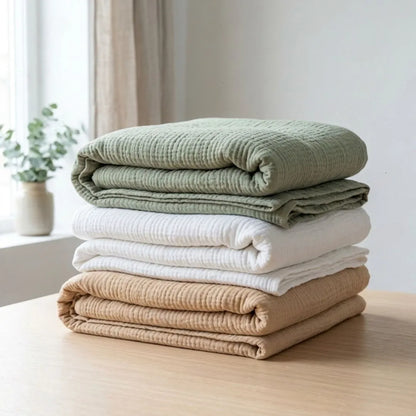 Couverture en gaze de coton