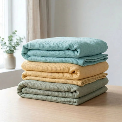 Couverture en gaze de coton