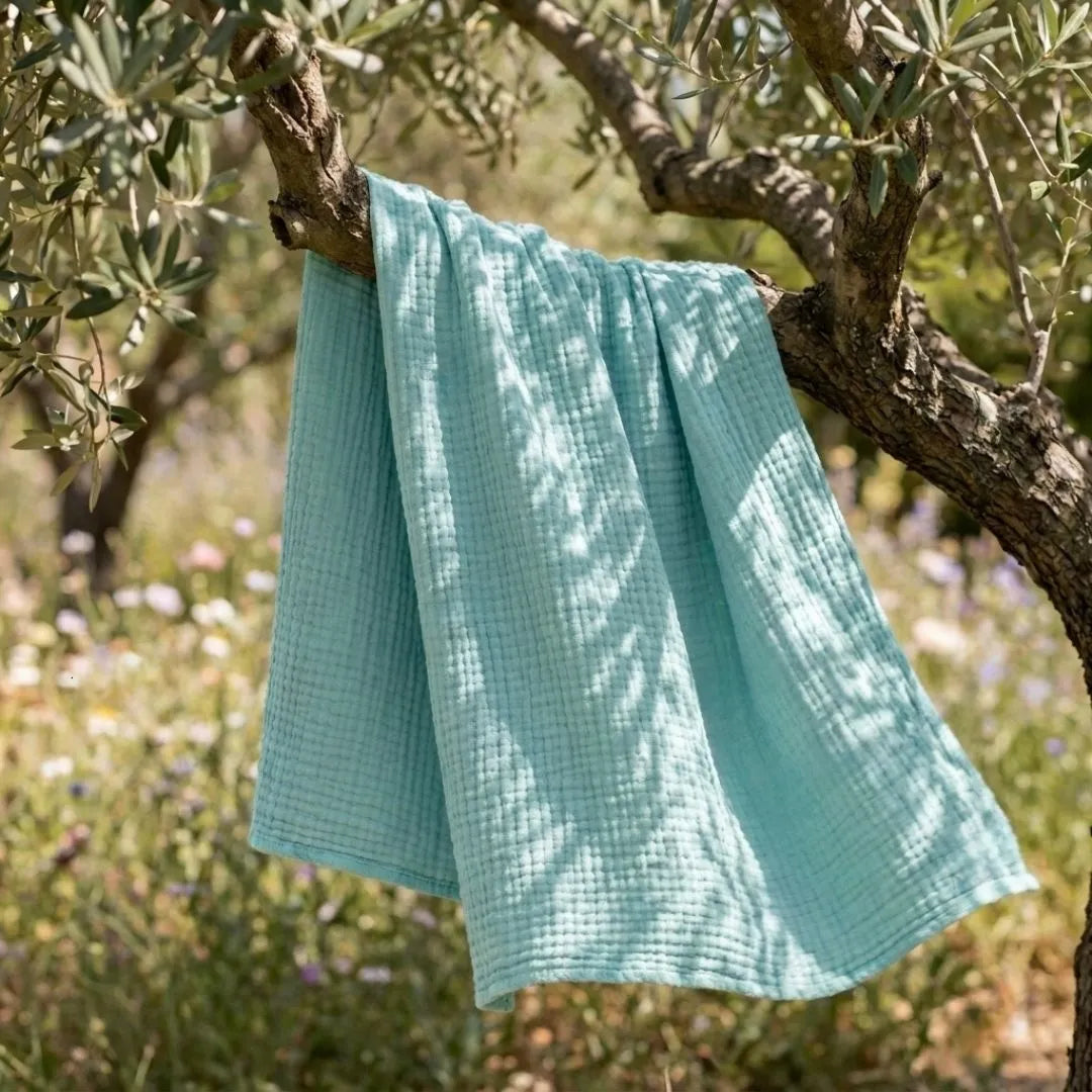 Couverture en gaze de coton