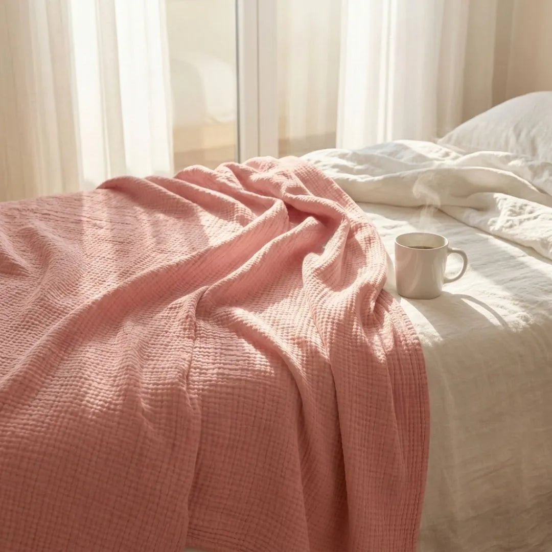 Couverture en gaze de coton