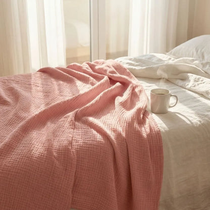 Couverture en gaze de coton