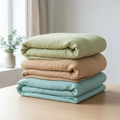 Couverture en gaze de coton