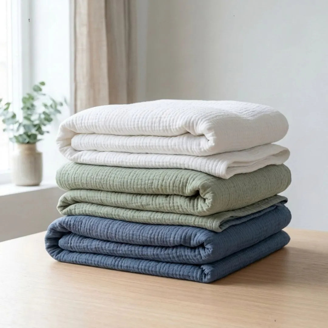 Couverture en gaze de coton