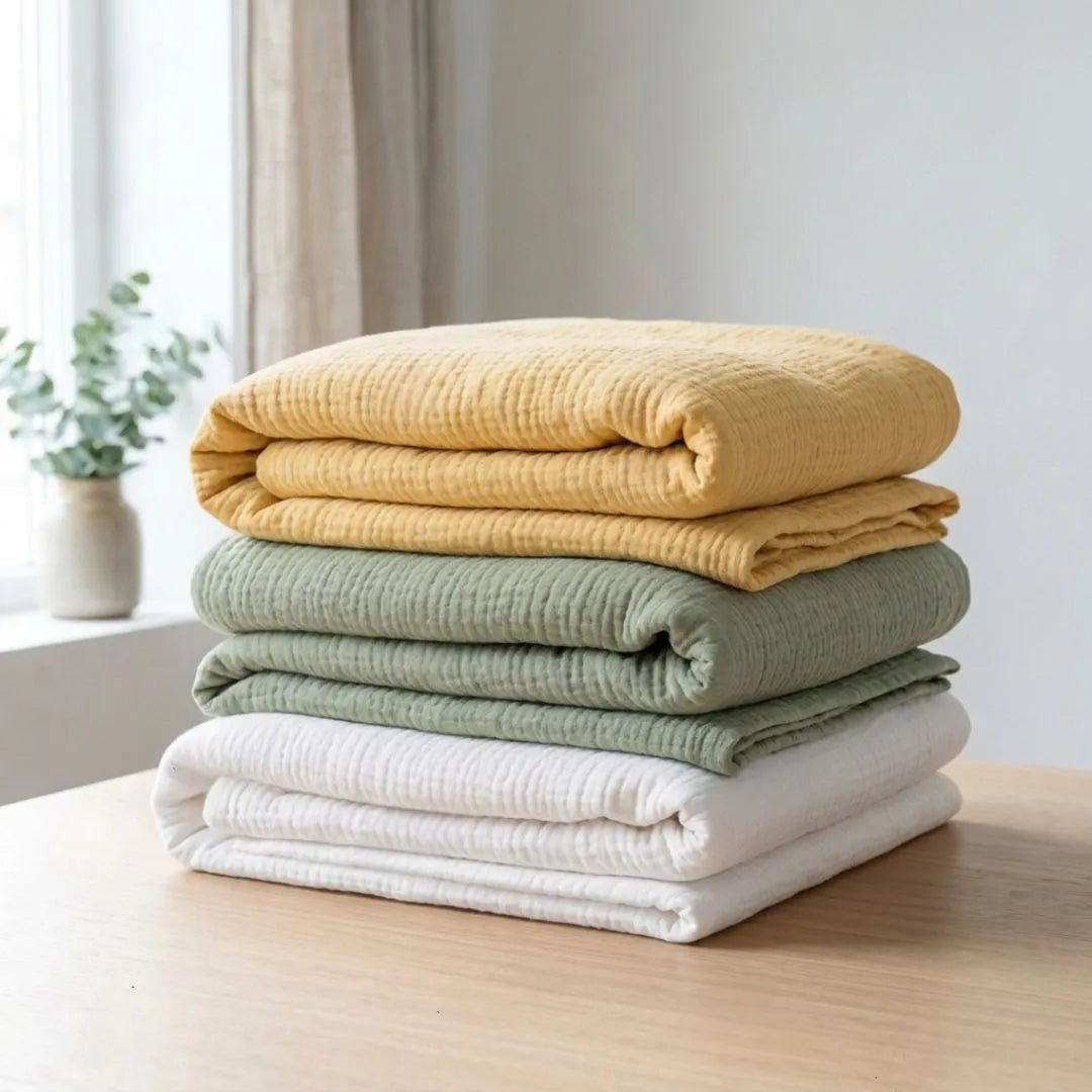 Couverture en gaze de coton