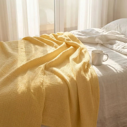 Couverture en gaze de coton