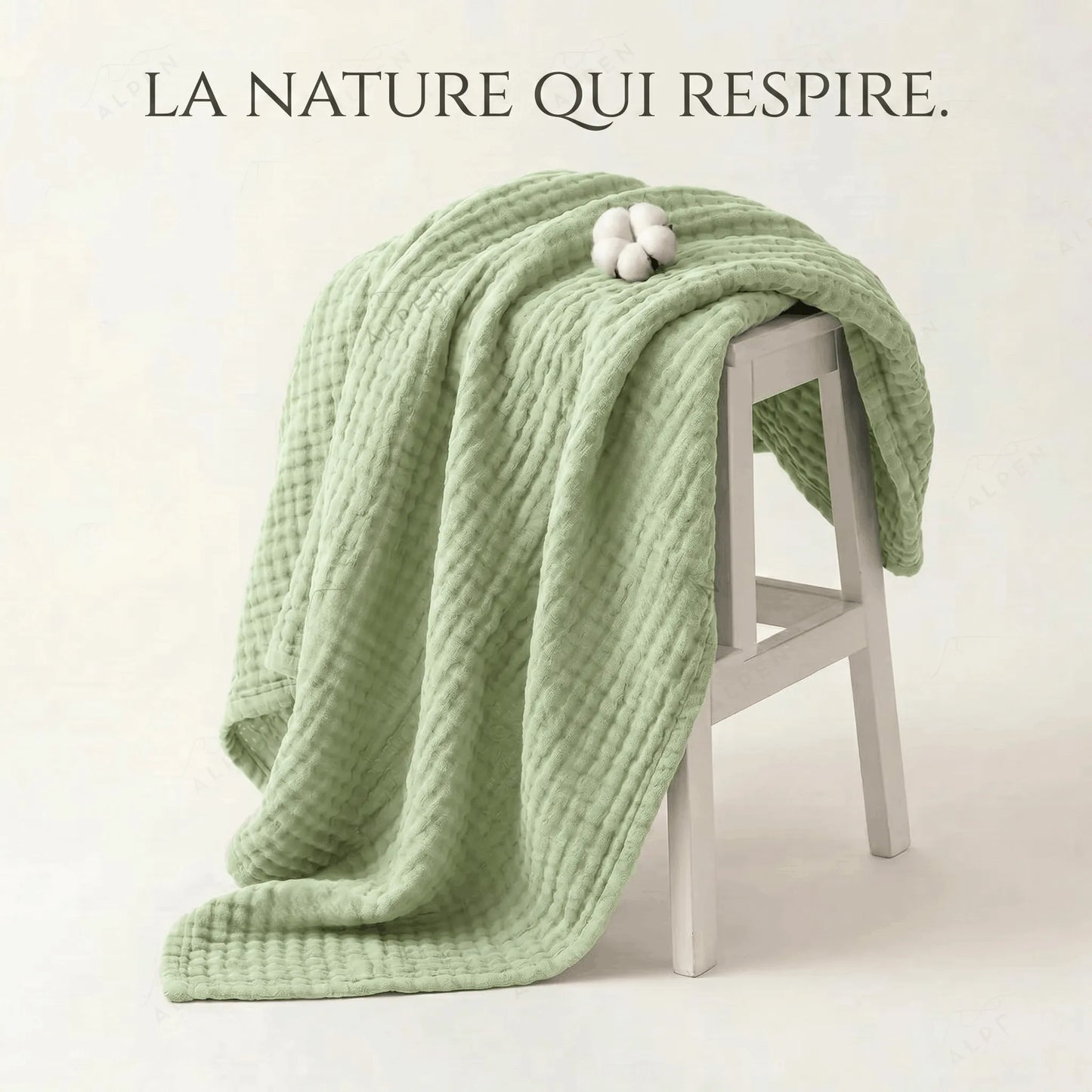 Couverture en gaze de coton
