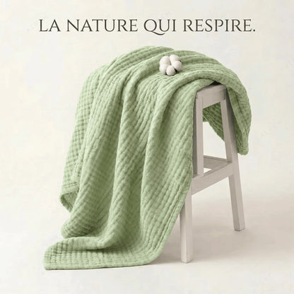 Couverture en gaze de coton