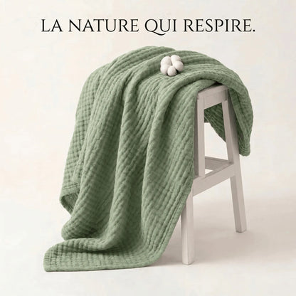 Couverture en gaze de coton
