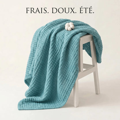 Couverture en gaze de coton
