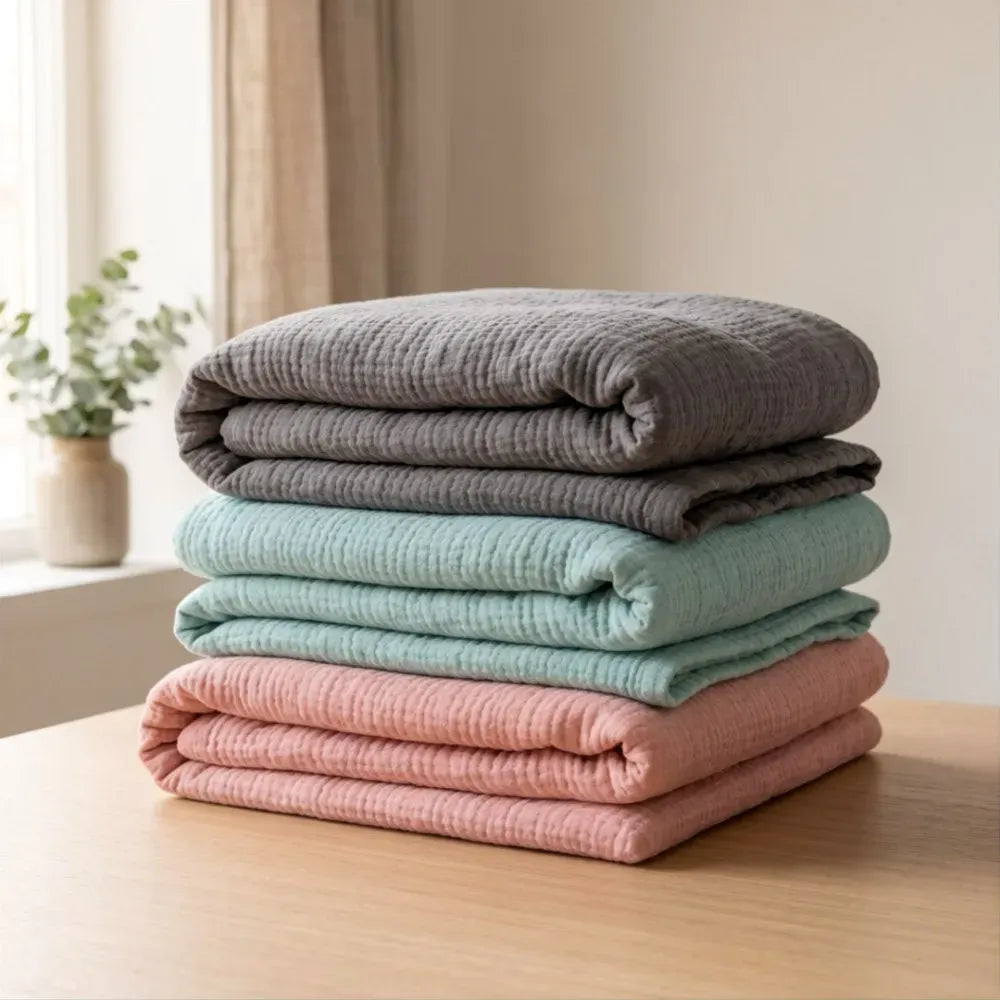 Couverture en gaze de coton