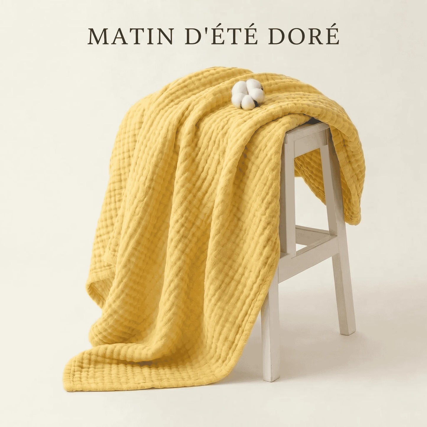 Couverture en gaze de coton