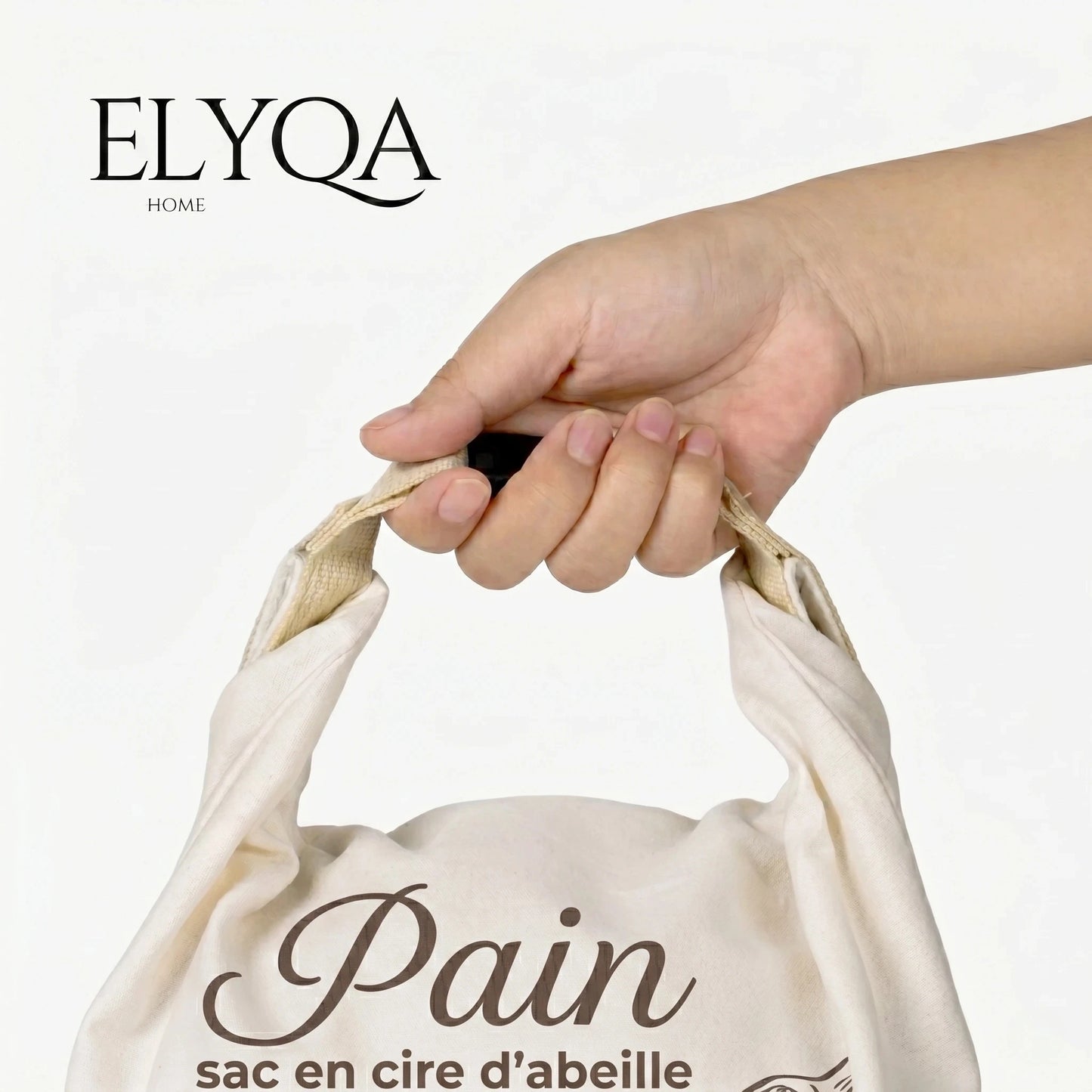 Sac à pain bio en cire d'abeille – 100 % coton et cire d'abeille